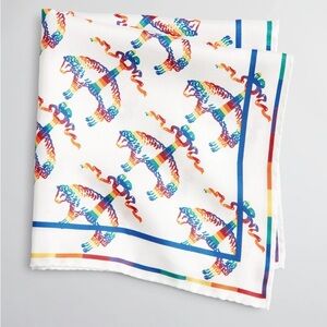 Brooks Brothers Rainbow Pride Pocket Square